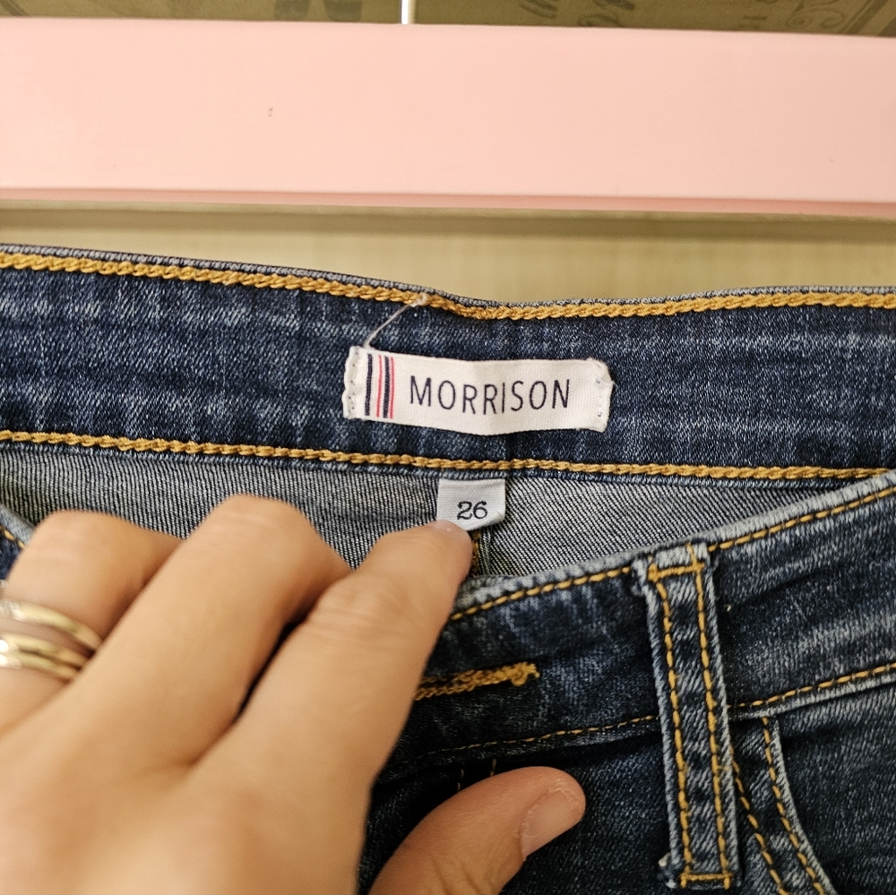 Morrison Raw Hem Bootcut Jeans - Picture 4 of 8